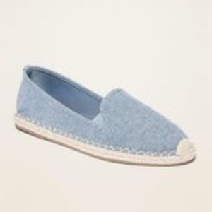 Old Navy Blue Espadrilles Sz 7 NEW